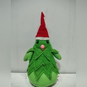 Vintage Dan Brechner Christmas Tree Plush Stuffed Toy Holiday Decor Rare